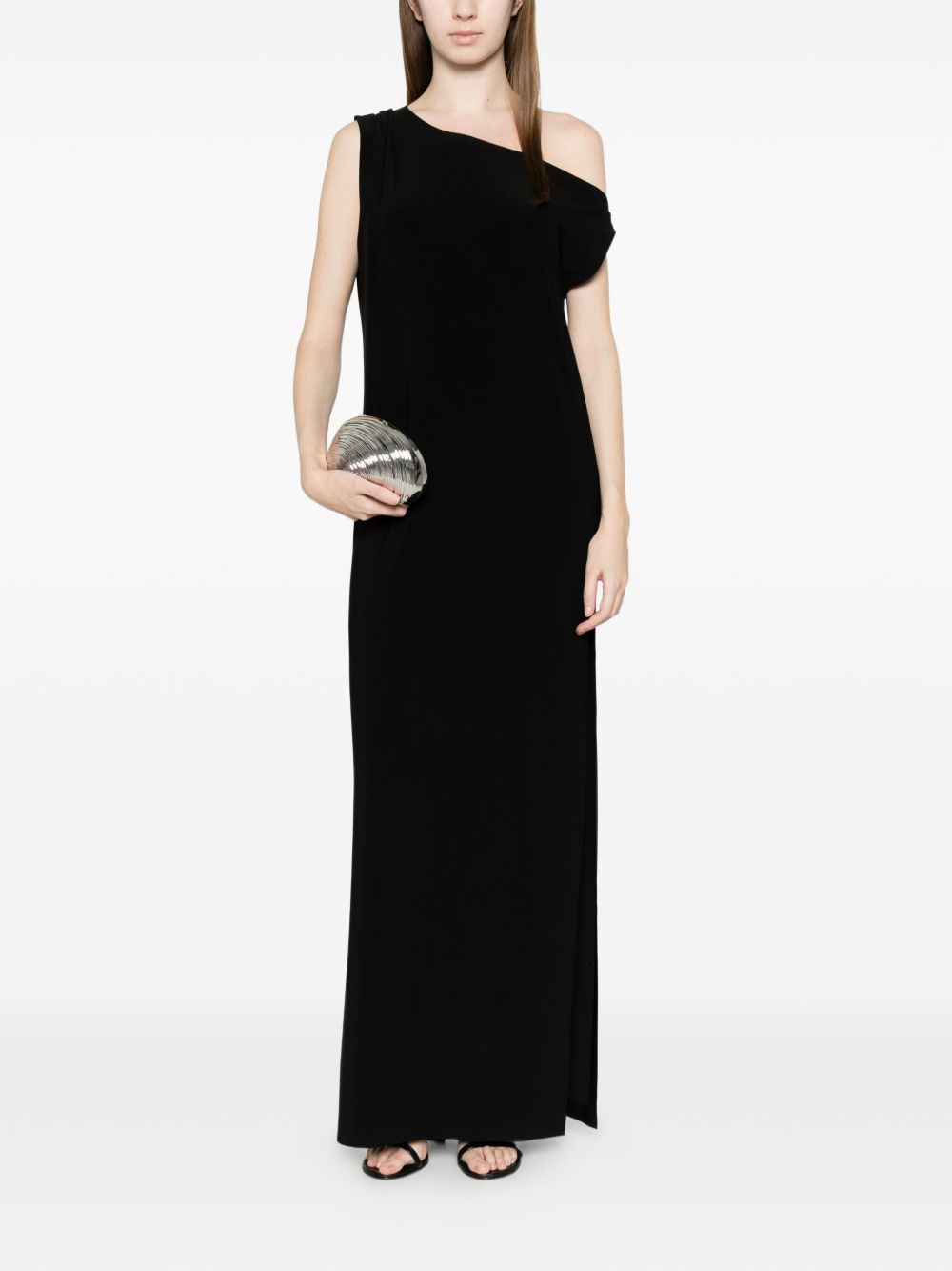 NORMA KAMALI DROP SHOULDER LONG DRESS
