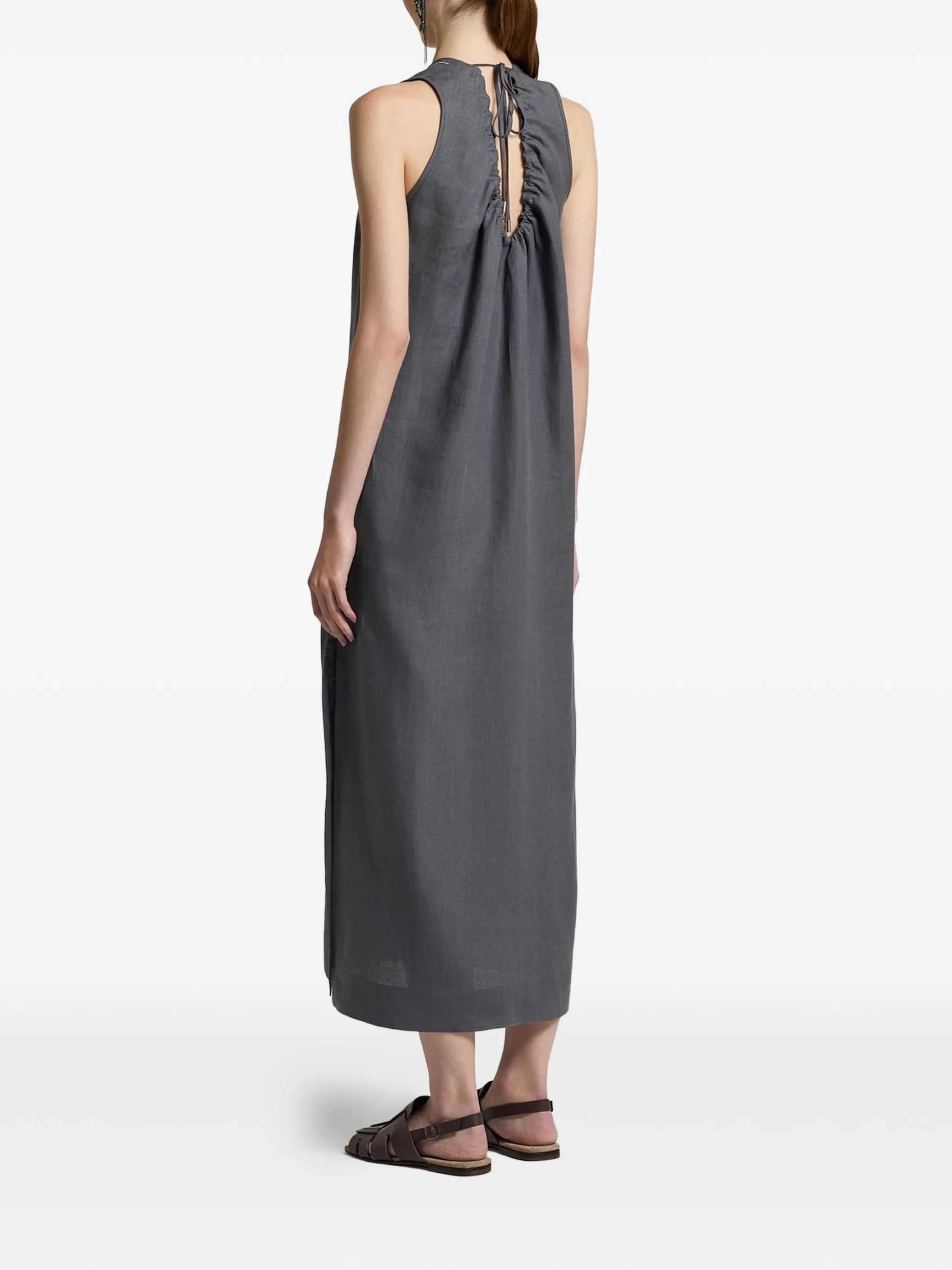 PESERICO SIGN SLEEVELESS DRESS