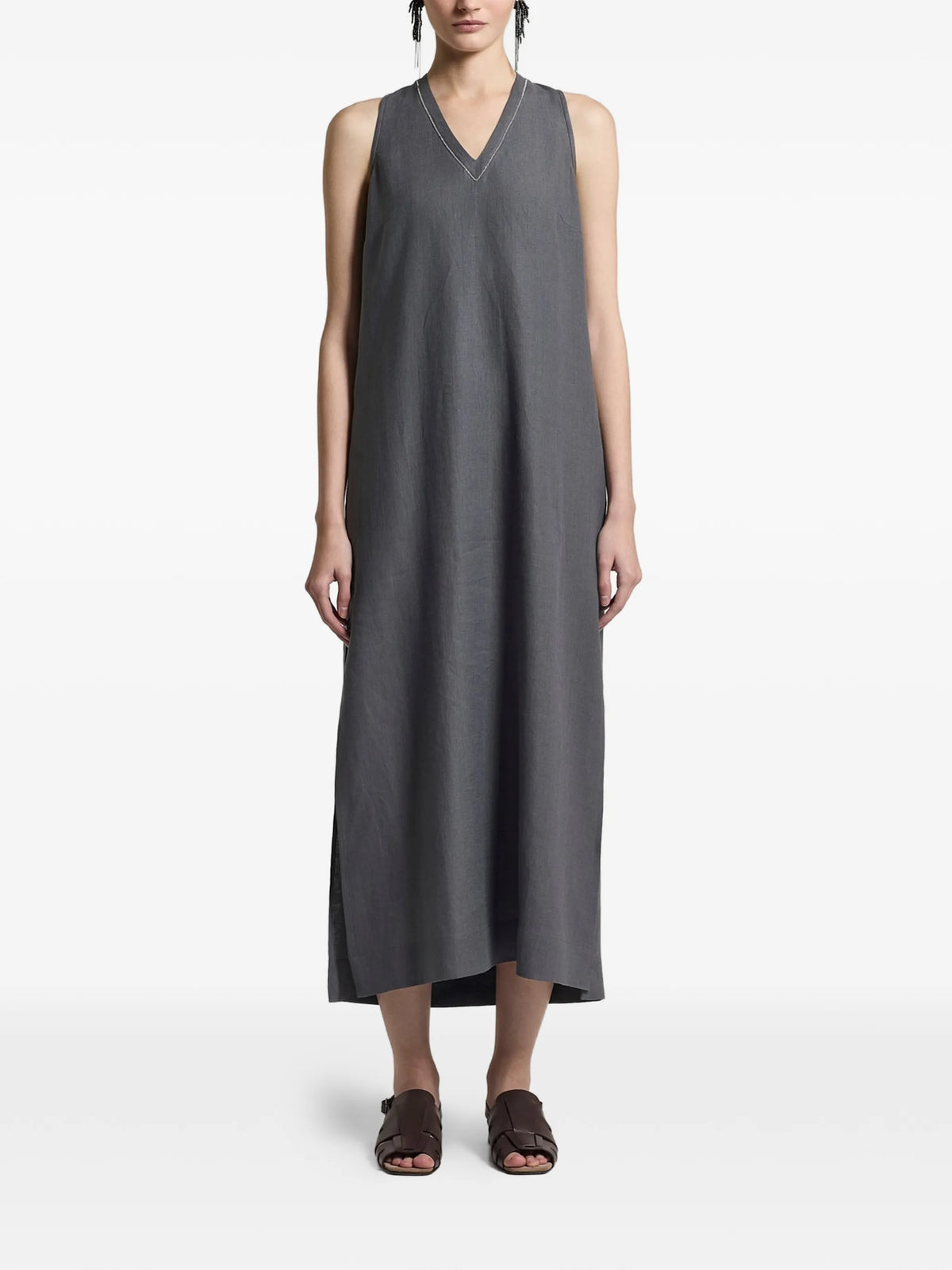 PESERICO SIGN SLEEVELESS DRESS