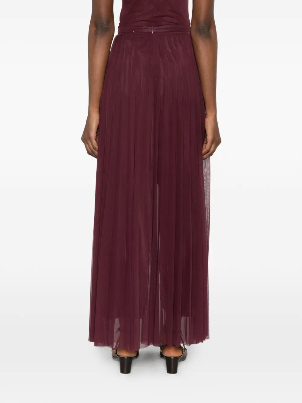 FORTE FORTE PLEATED TULLE SKIRT