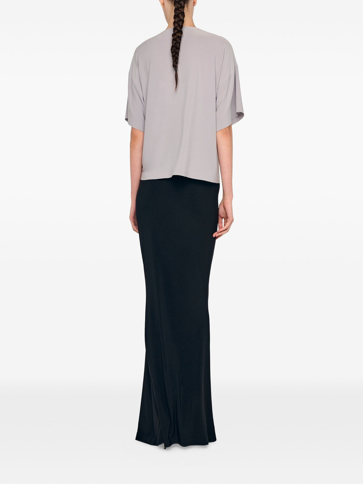 NORMA KAMALI SHORT SLEEVE BOXYT