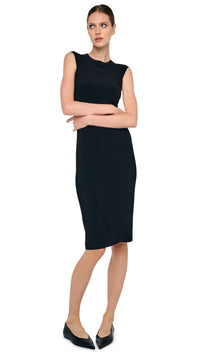 NORMA KAMALI SLEEVELESS DRES TO KNEE