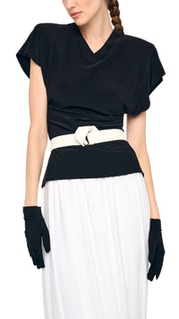 NORMA KAMALI MID BELT