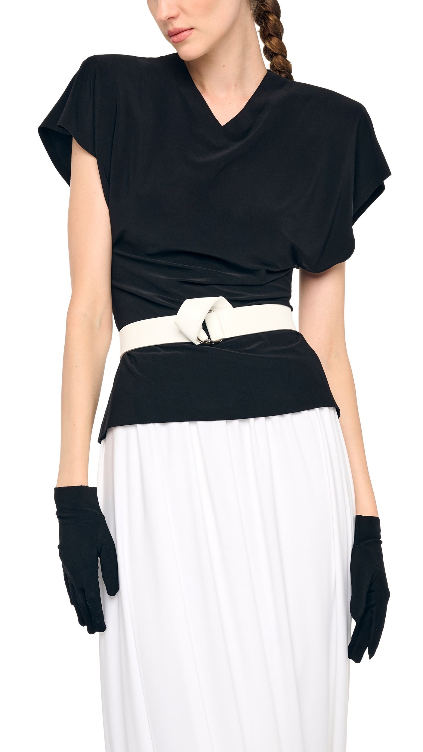 NORMA KAMALI MID BELT