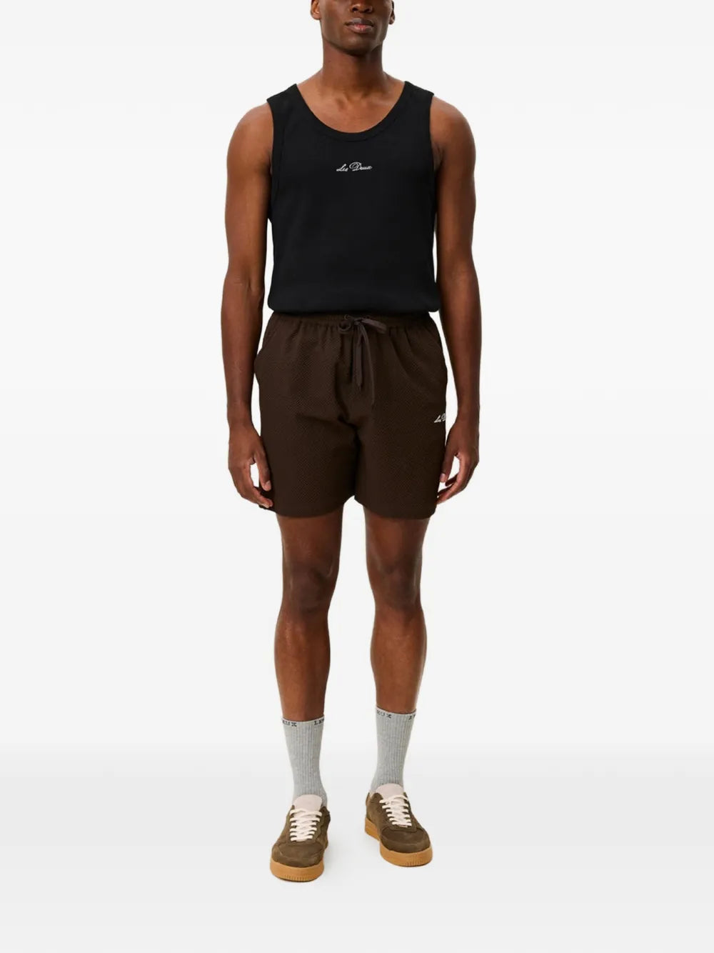 LES DEUX STAN SEERSUCKER SHORTS
