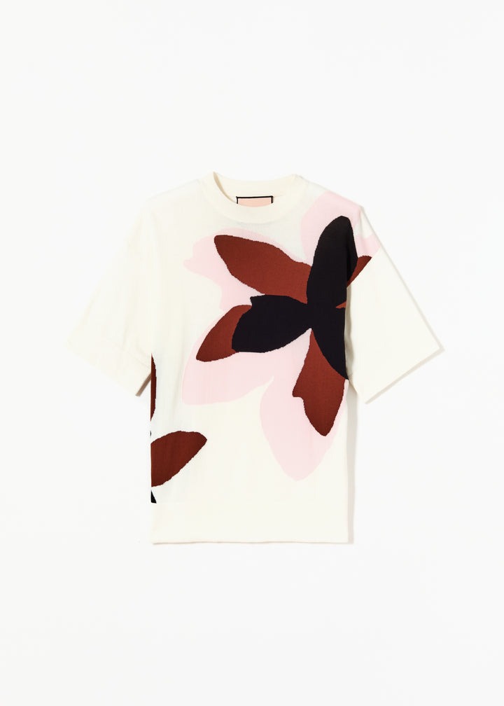 PLAN C FLOWER SWEATER