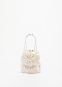 PLAN C SEQUINS BUCKET BAG