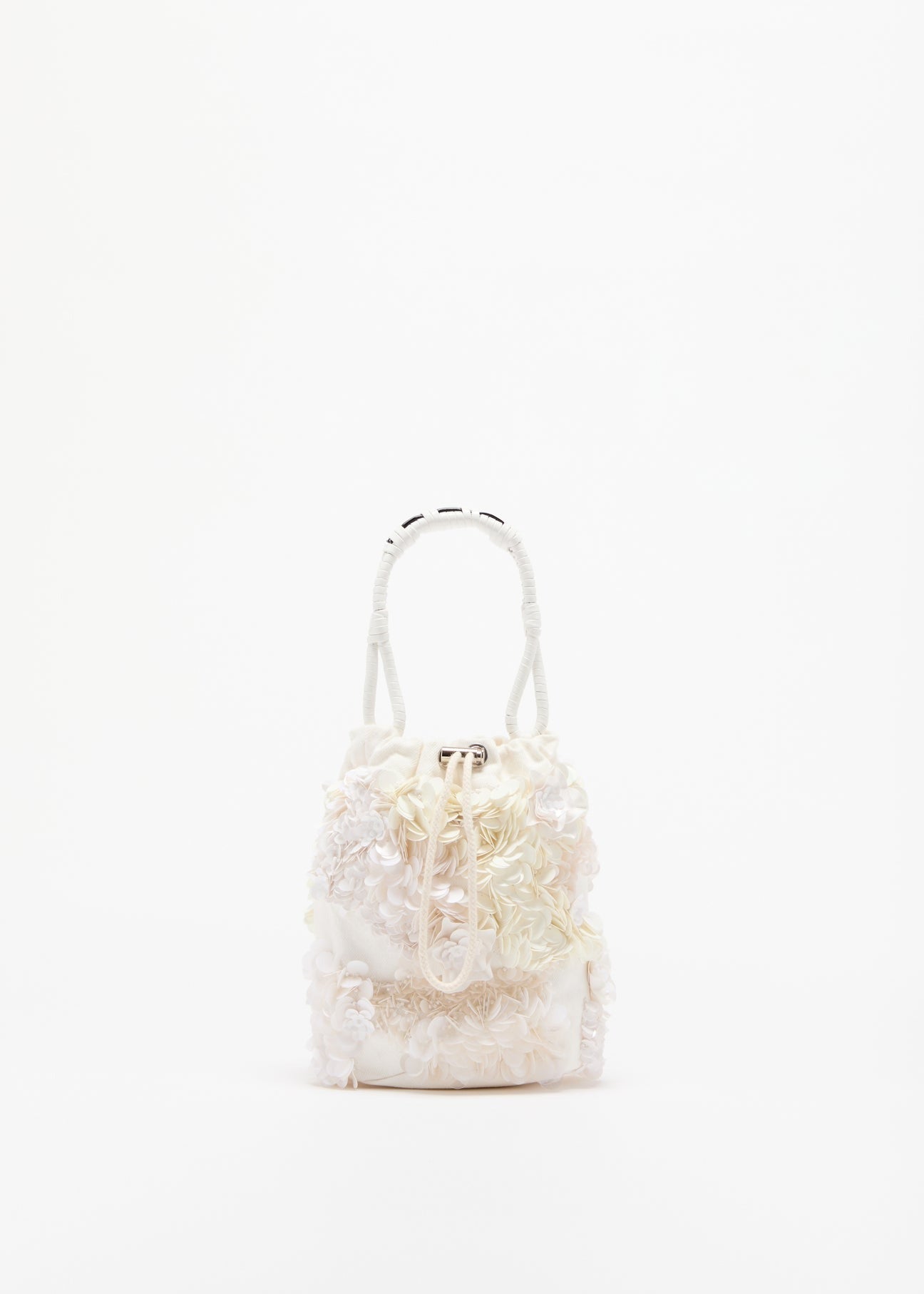 PLAN C SEQUINS BUCKET BAG