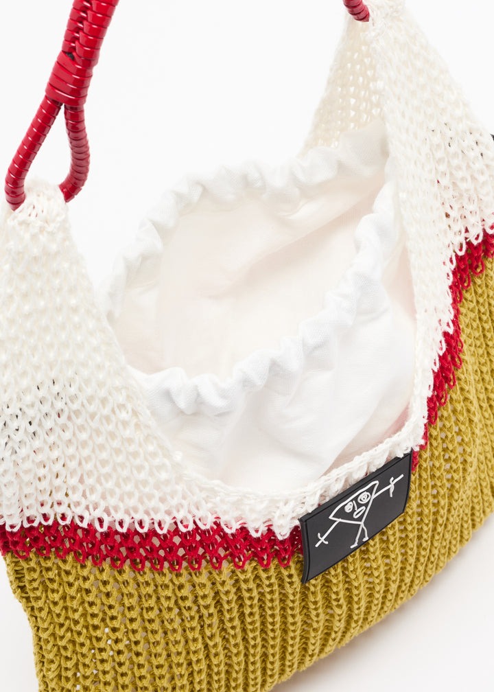 PLAN C MESH SHOPPER BAG