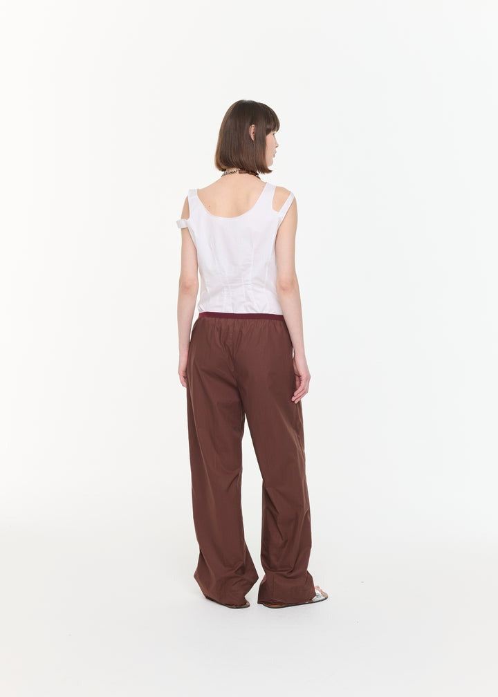 PLAN C WIDE LEG TROUSERS