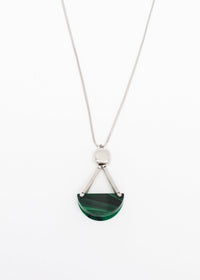 PLAN C MALACHITE PEND COULIS NECKLACE
