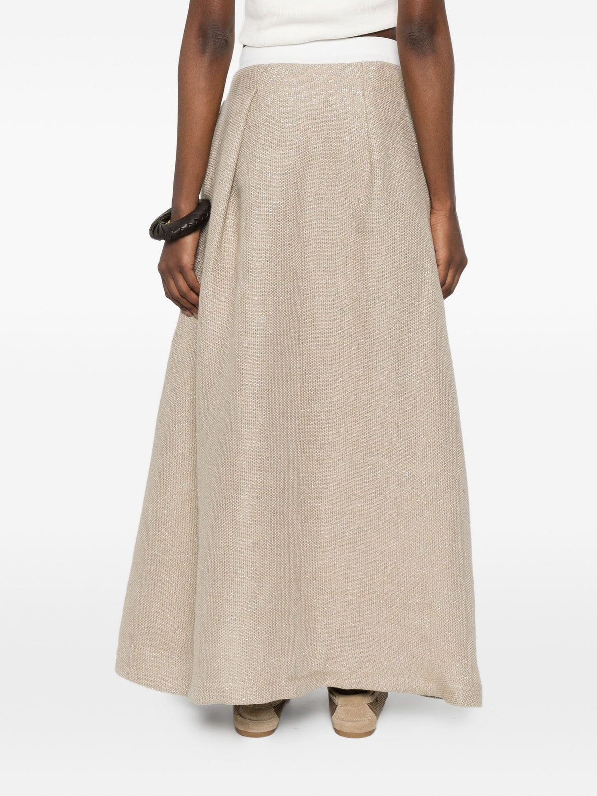 CO.GO ASYMMETRIC MAXI SKIRT