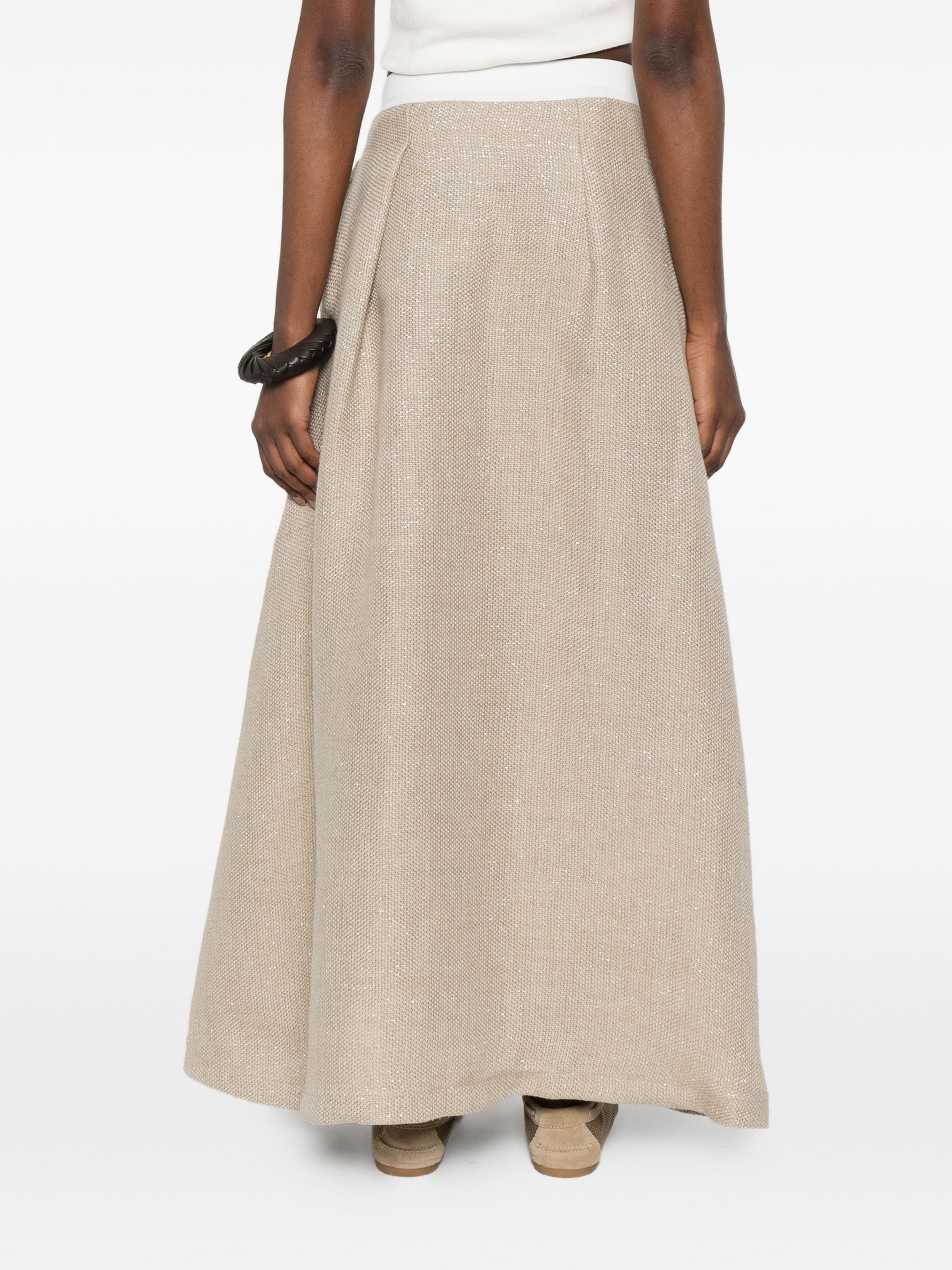 CO.GO ASYMMETRIC MAXI SKIRT