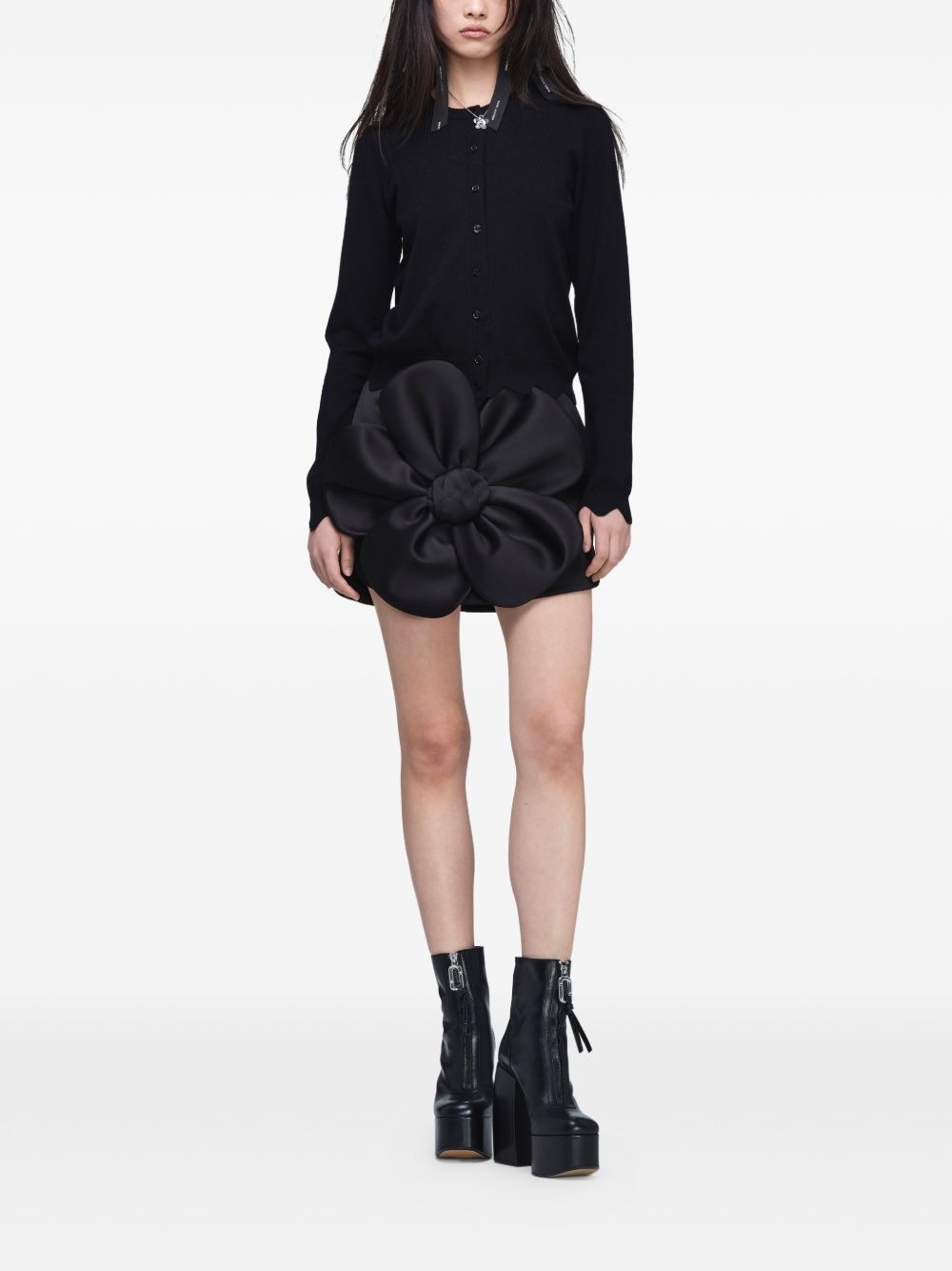 MARC JACOBS SCALLOP DAISY CARDIGAN