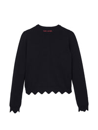 MARC JACOBS SCALLOP DAISY CARDIGAN