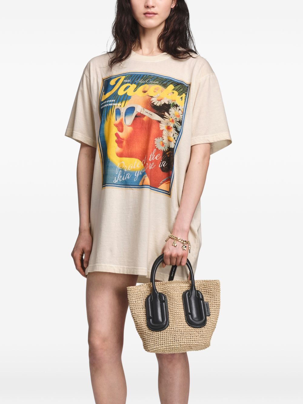 MARC JACOBS BABE WOVEN SMALL TOTE