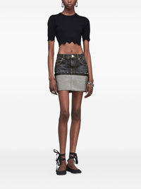 MARC JACOBS SCALLOP DAISY CROP SWEATER