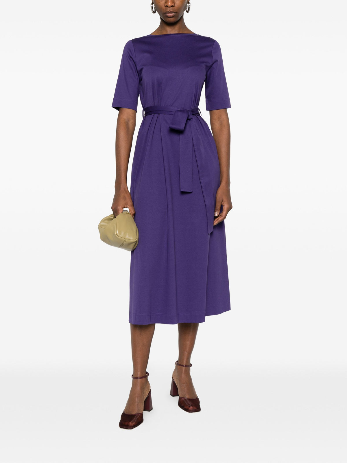 PSOPHÍA BELTED MIDI DRESS