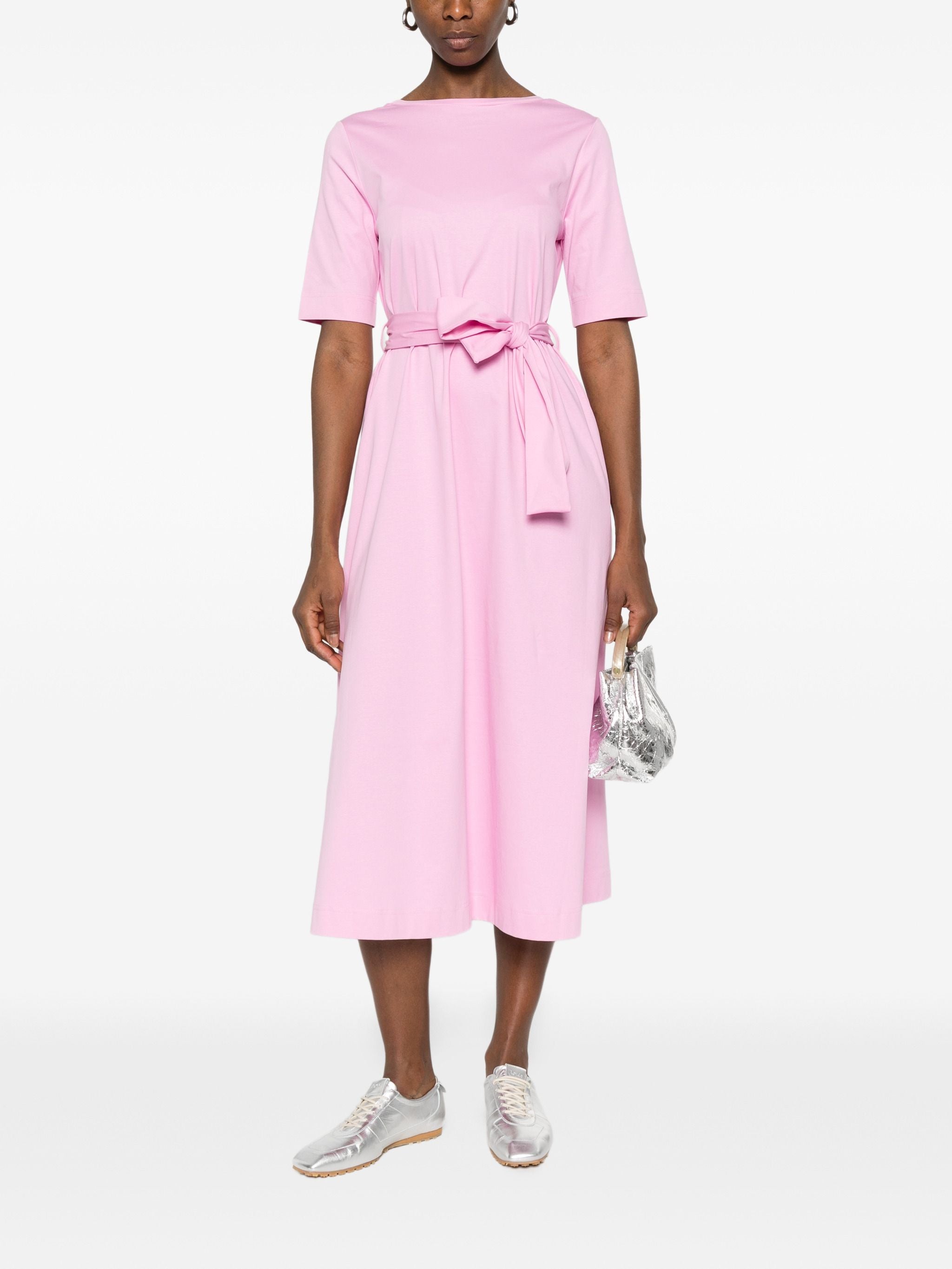 PSOPHÍA BELTED MIDI DRESS