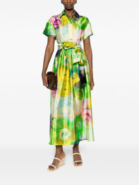 PSOPHÍA BELTED FLORAL DRESS