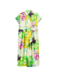 PSOPHÍA BELTED FLORAL DRESS