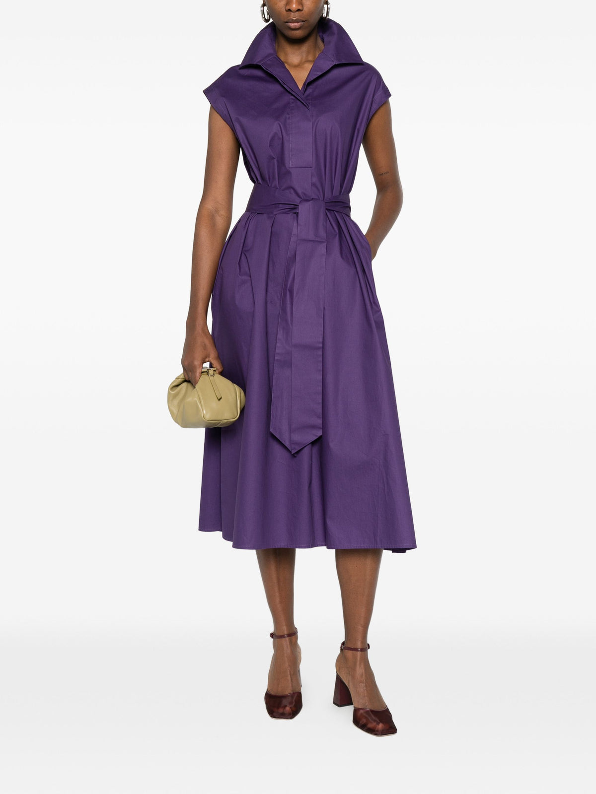PSOPHÍA BELTED SHIRT DRESS