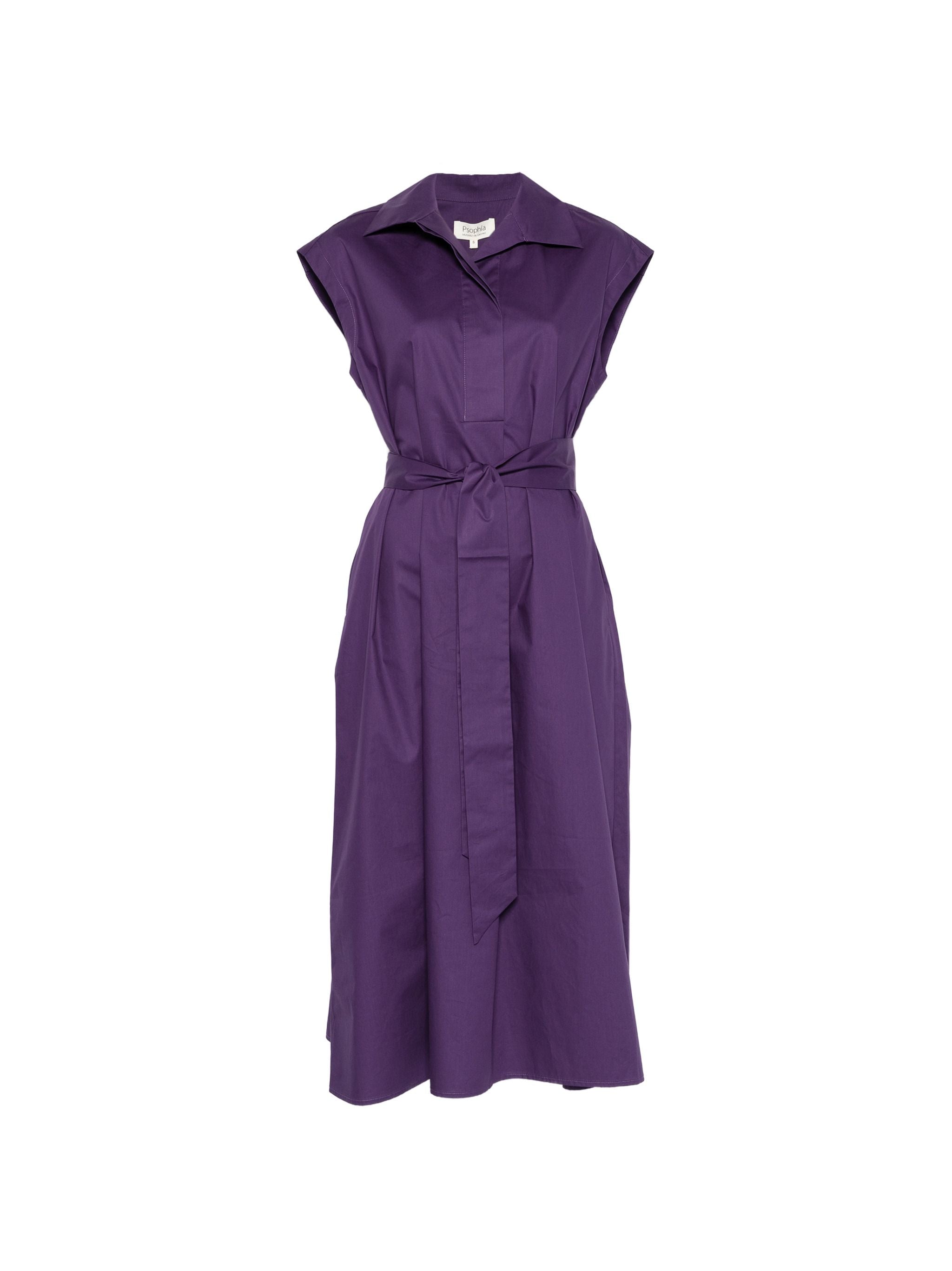 PSOPHÍA BELTED SHIRT DRESS