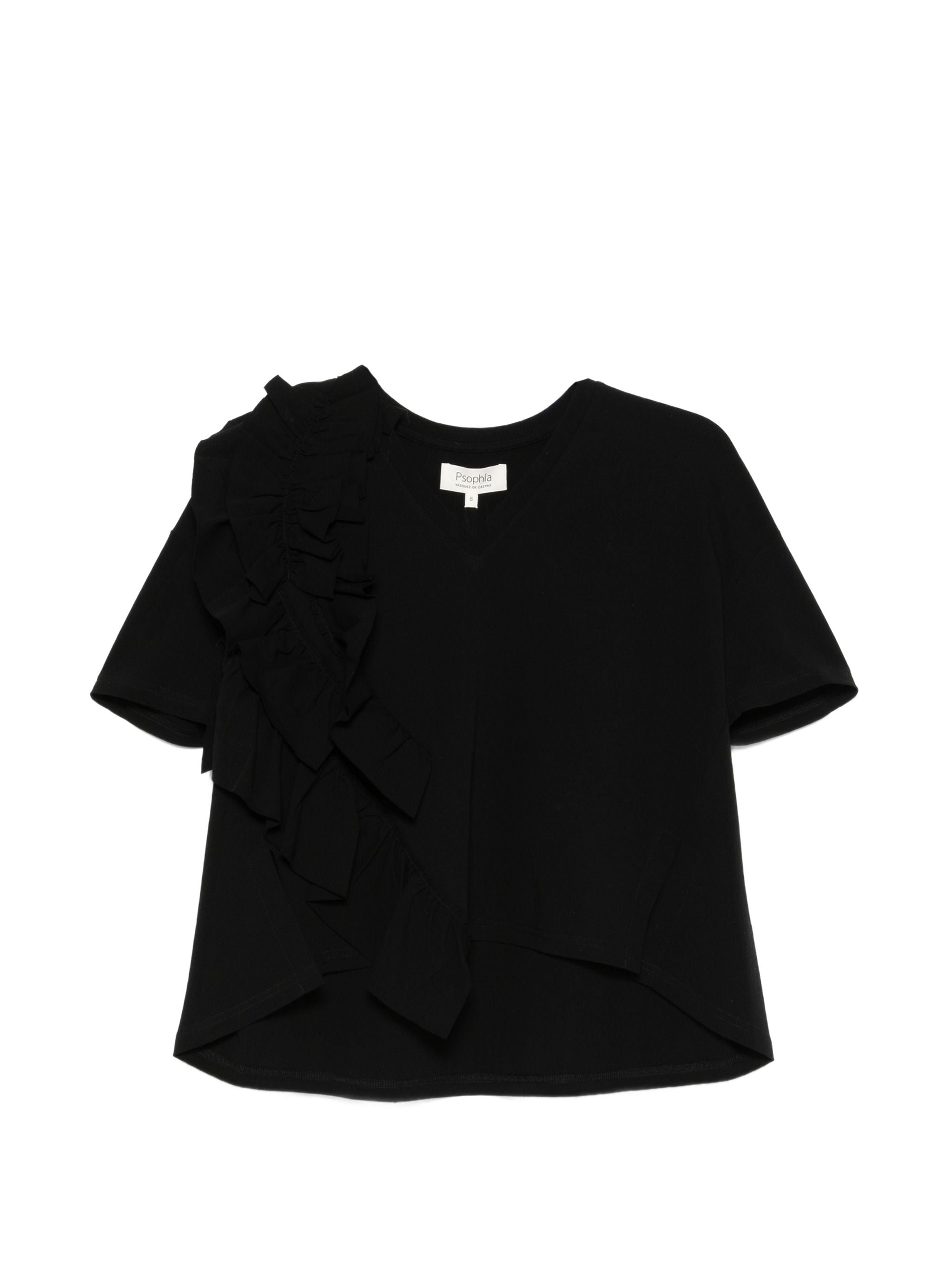 PSOPHÍA RUFFLED T-SHIRT
