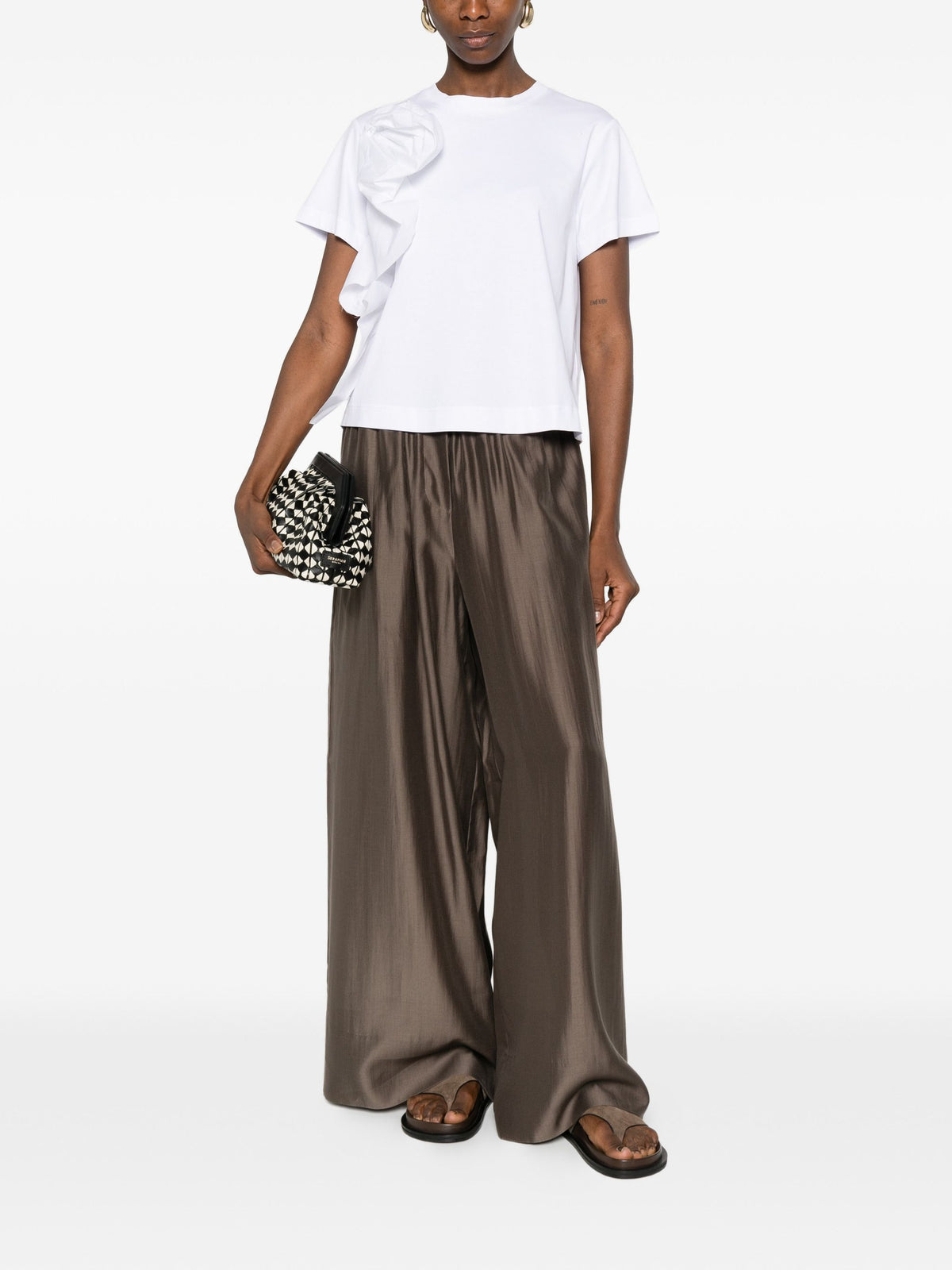 PSOPHÍA RUFFLED T-SHIRT