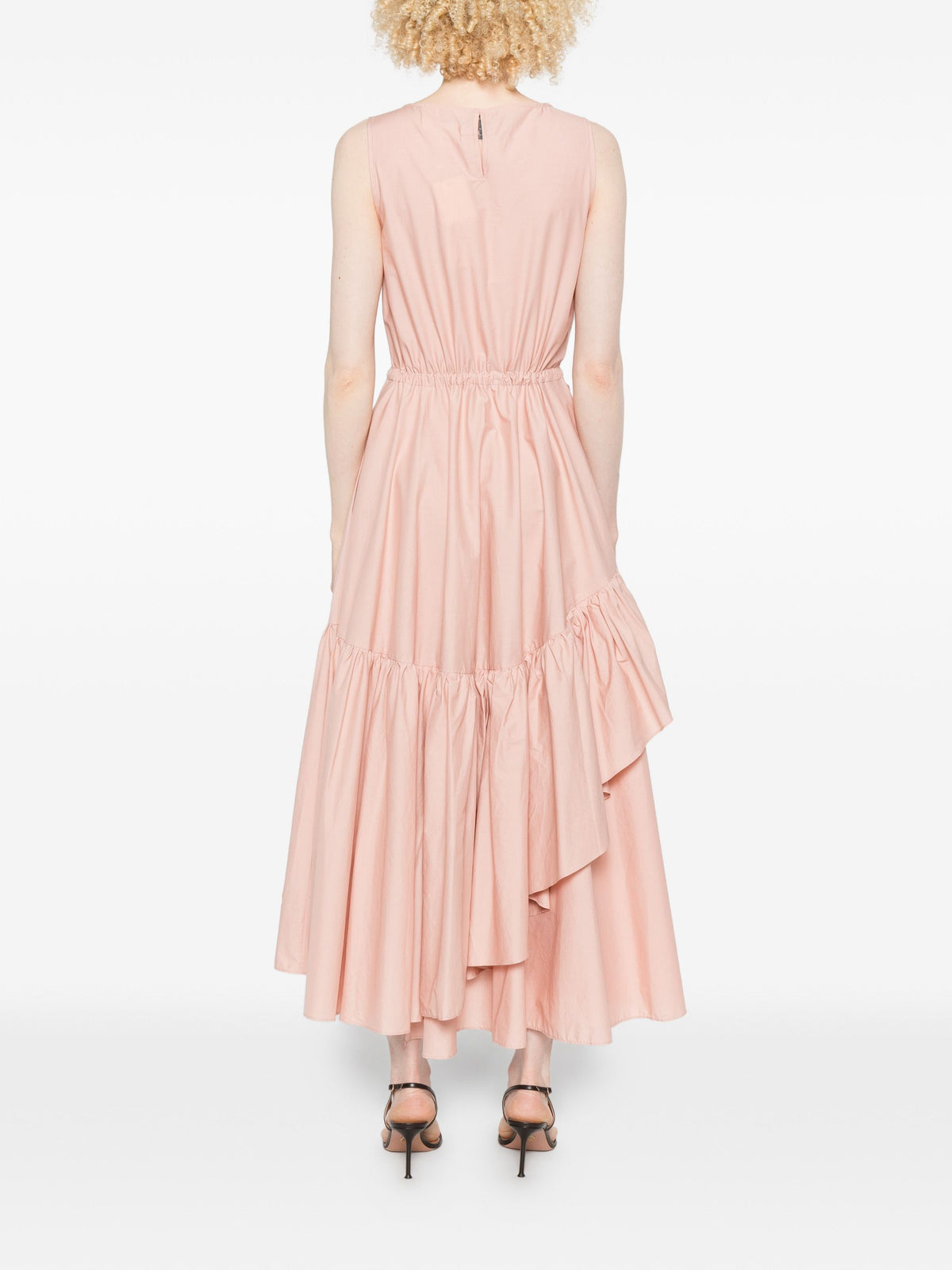 PSOPHÍA FLORAL RUFFLED DRESS