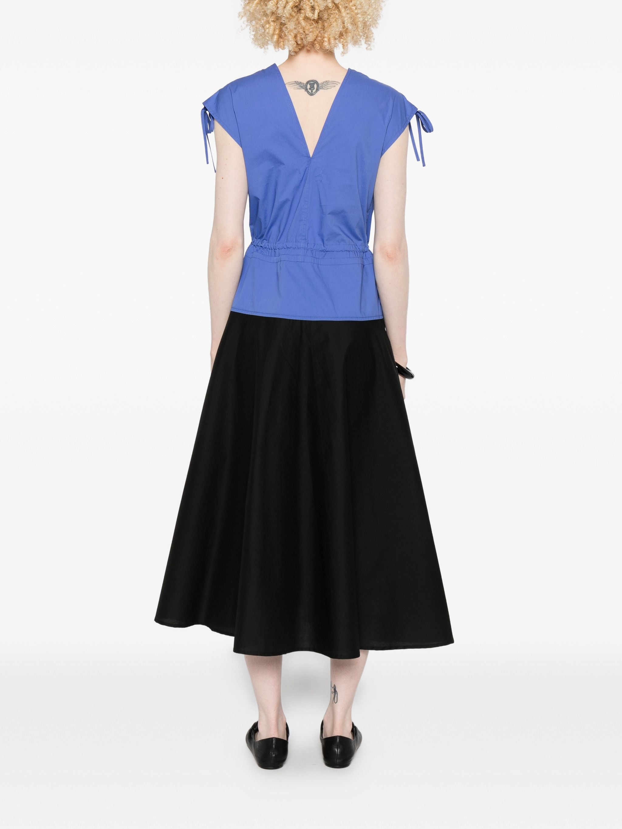 PSOPHÍA V NECK DRESS