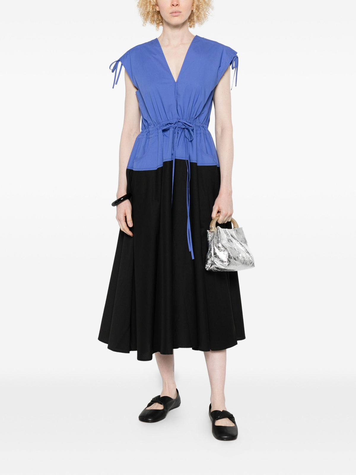 PSOPHÍA V NECK DRESS