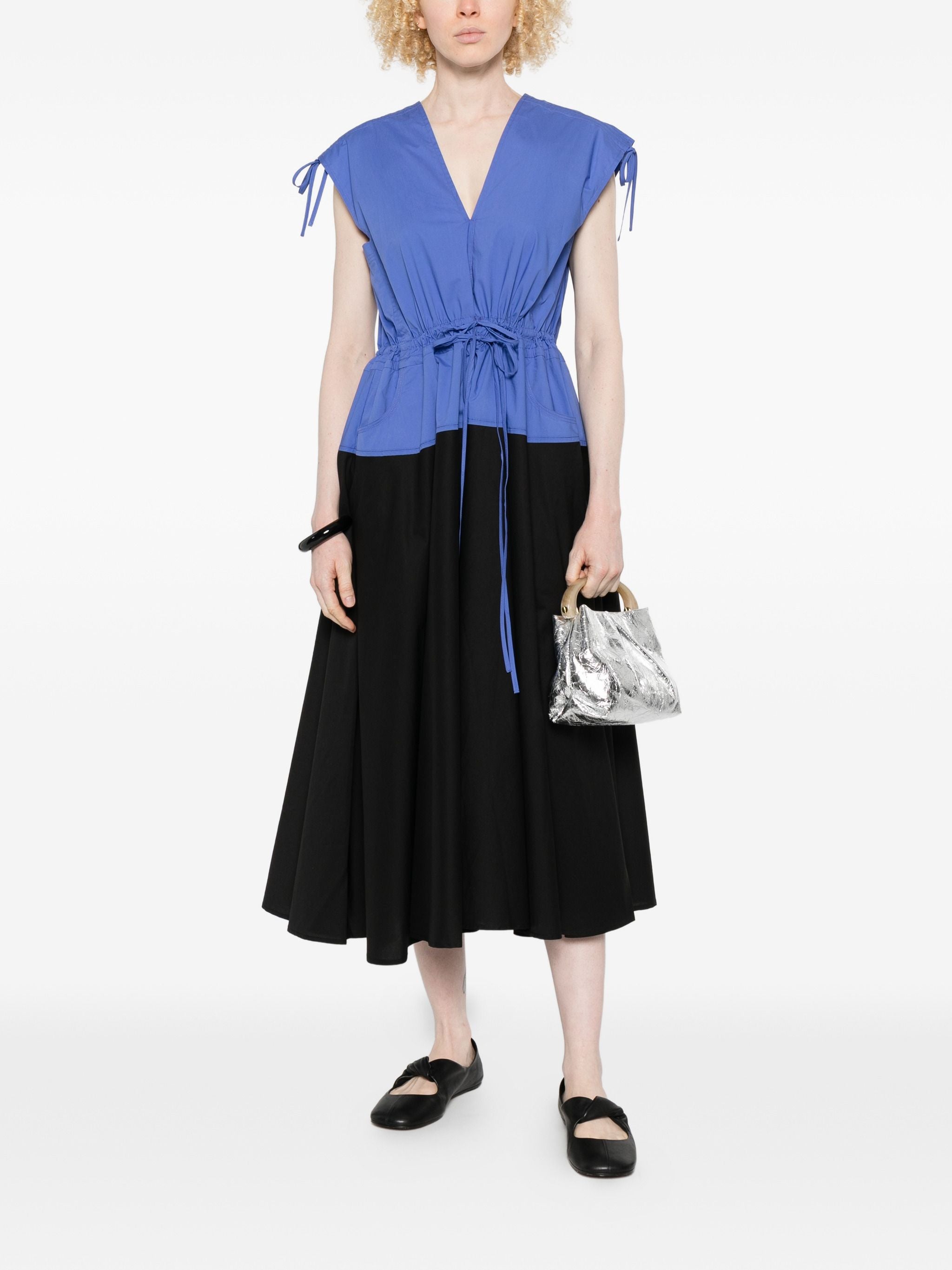 PSOPHÍA V NECK DRESS
