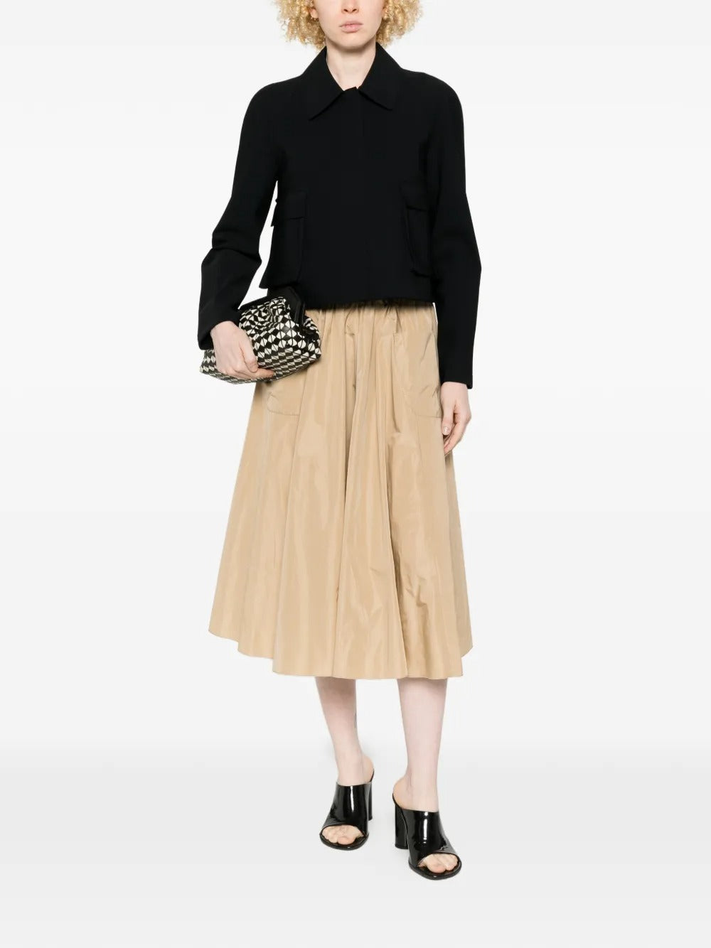 SUSANNE BOMMER TAFFETA SKIRT