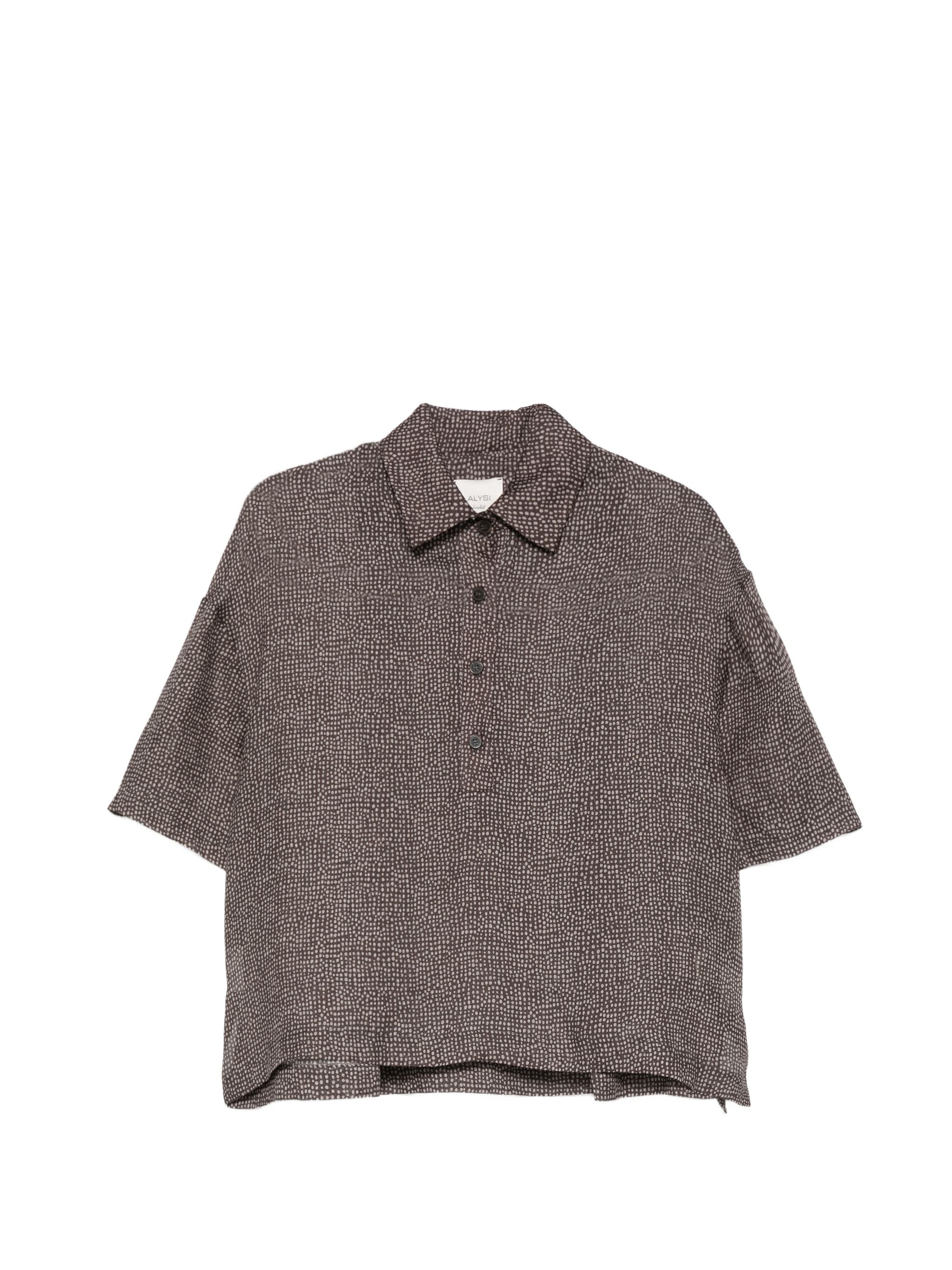 ALYSI DOTTED BLOUSE