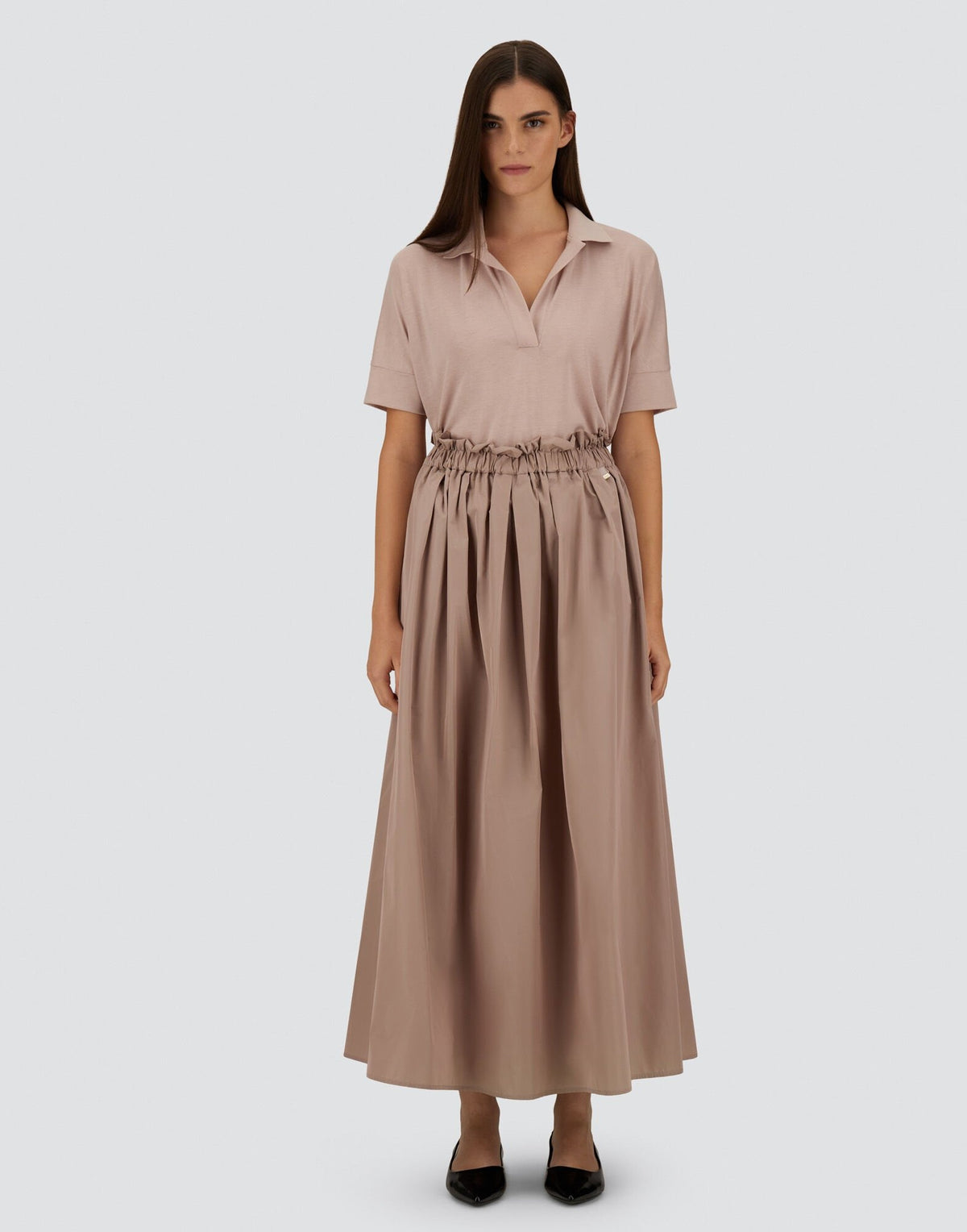 HERNO TAFFETA SKIRT