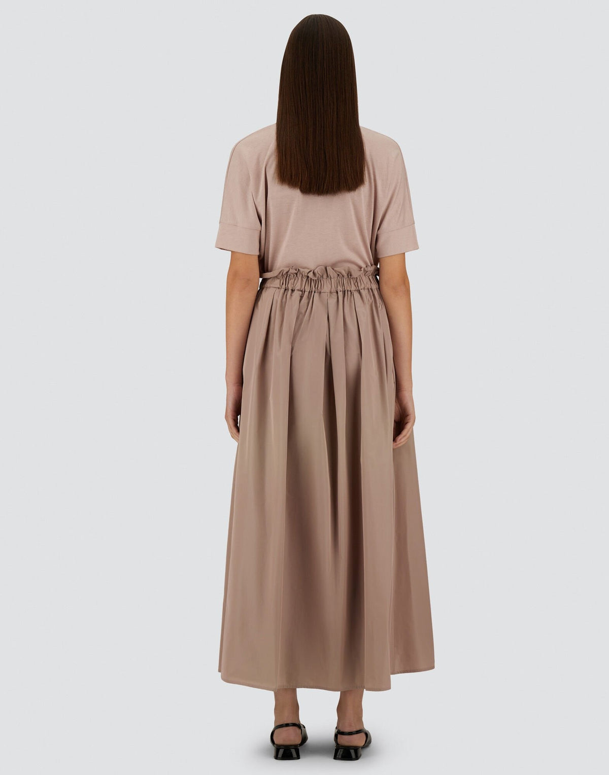 HERNO TAFFETA SKIRT