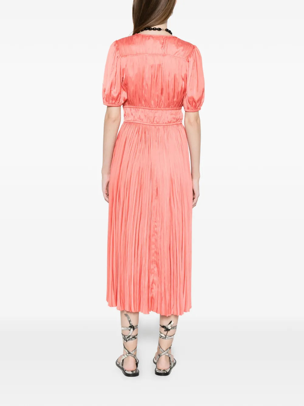 ULLA JOHNSON AUDRA PUFF SLEEVE DRESS