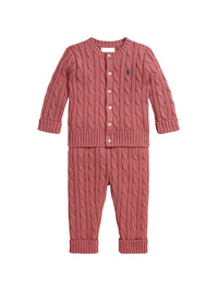POLO RALPH LAUREN CARDIGAN AND PANT SET