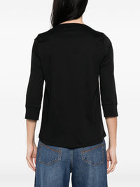 AROVESCIO BOAT NECK T-SHIRT