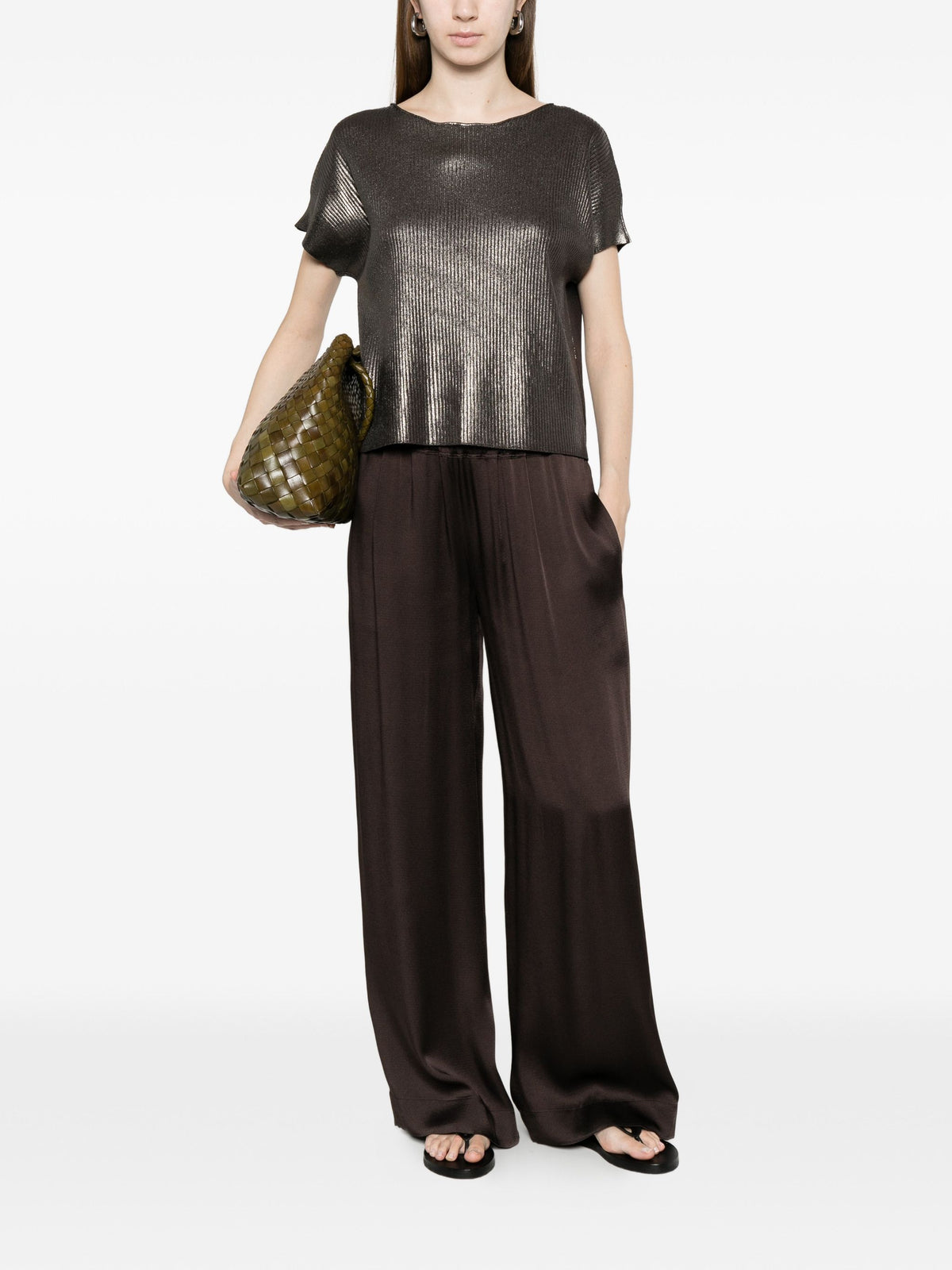 AROVESCIO LUREX T-SHIRT