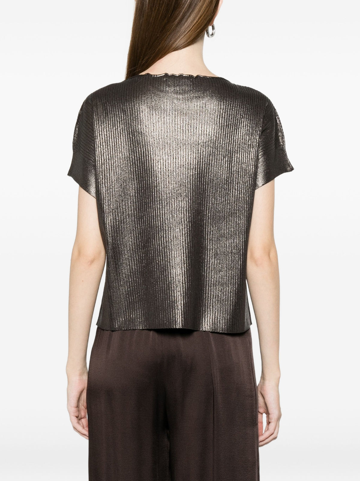 AROVESCIO LUREX T-SHIRT