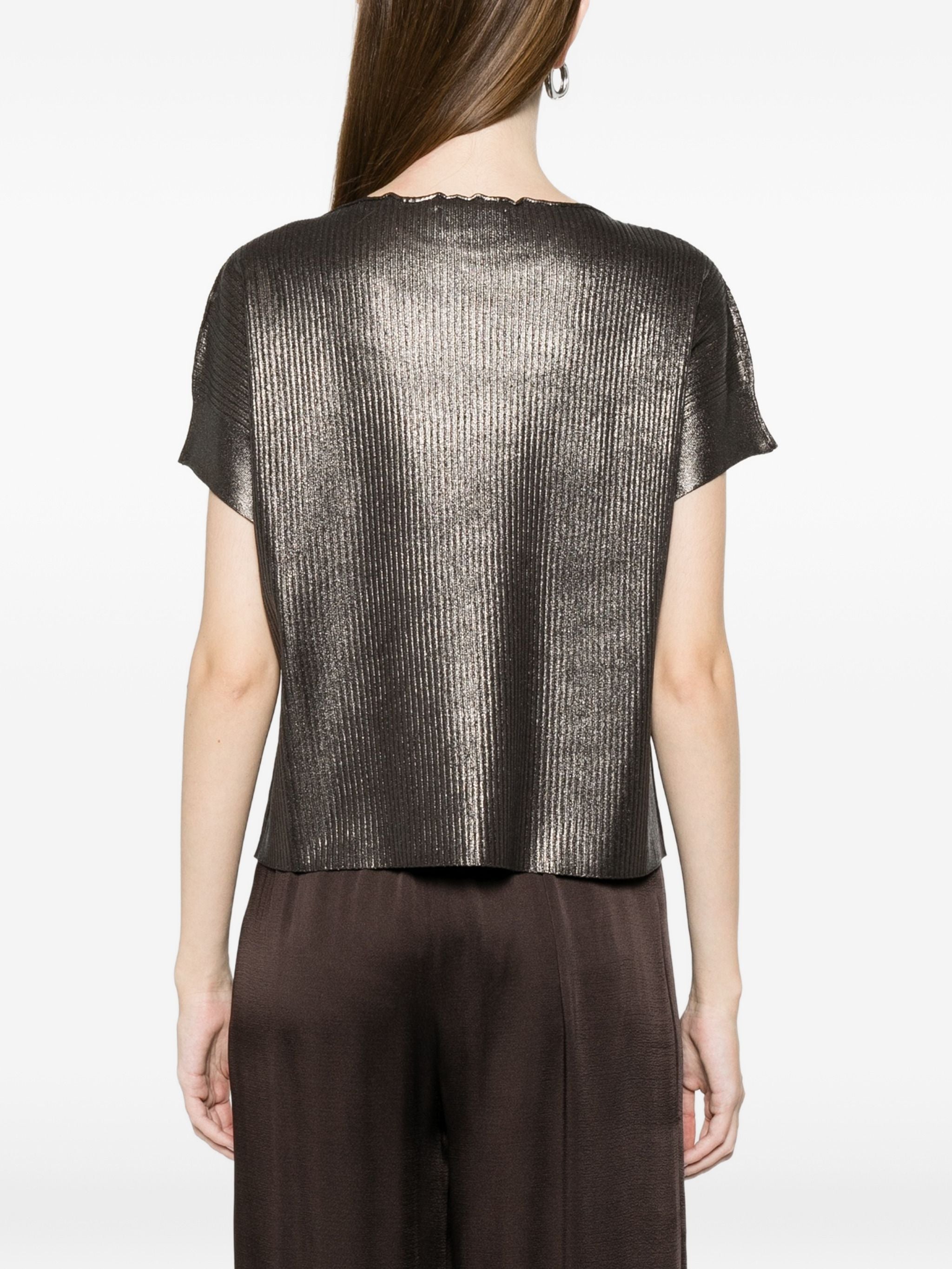 AROVESCIO LUREX T-SHIRT
