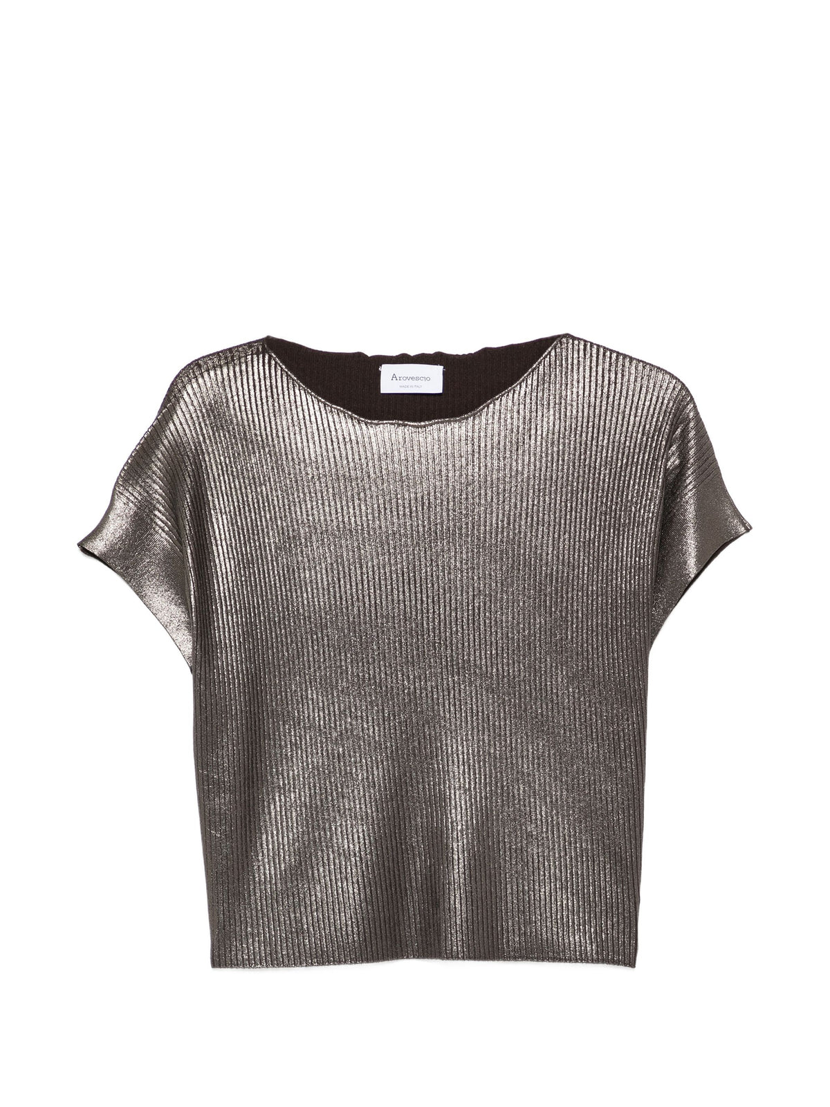 AROVESCIO LUREX T-SHIRT