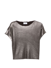 AROVESCIO LUREX T-SHIRT