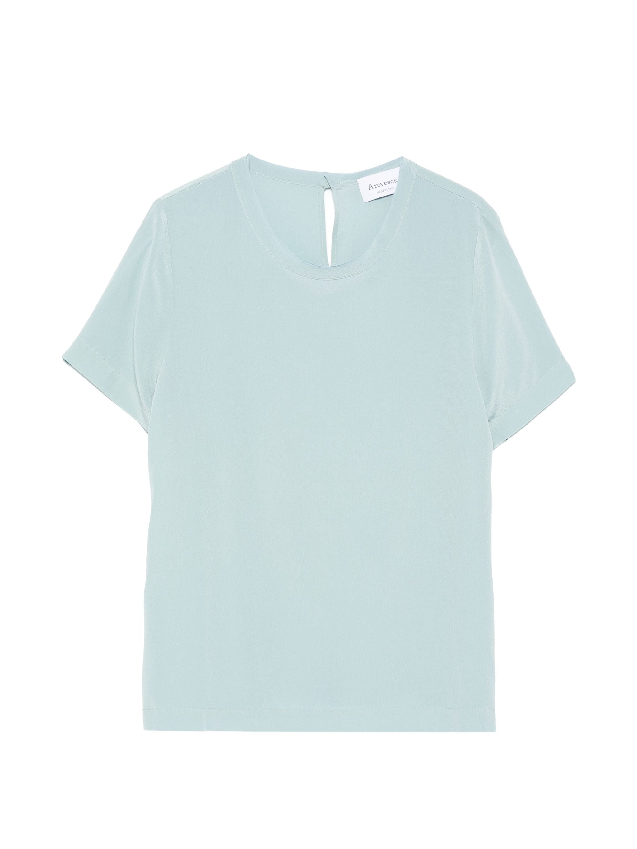 AROVESCIO SATIN T-SHIRT