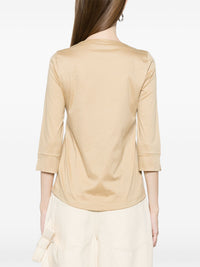 AROVESCIO BOAT NECK T-SHIRT