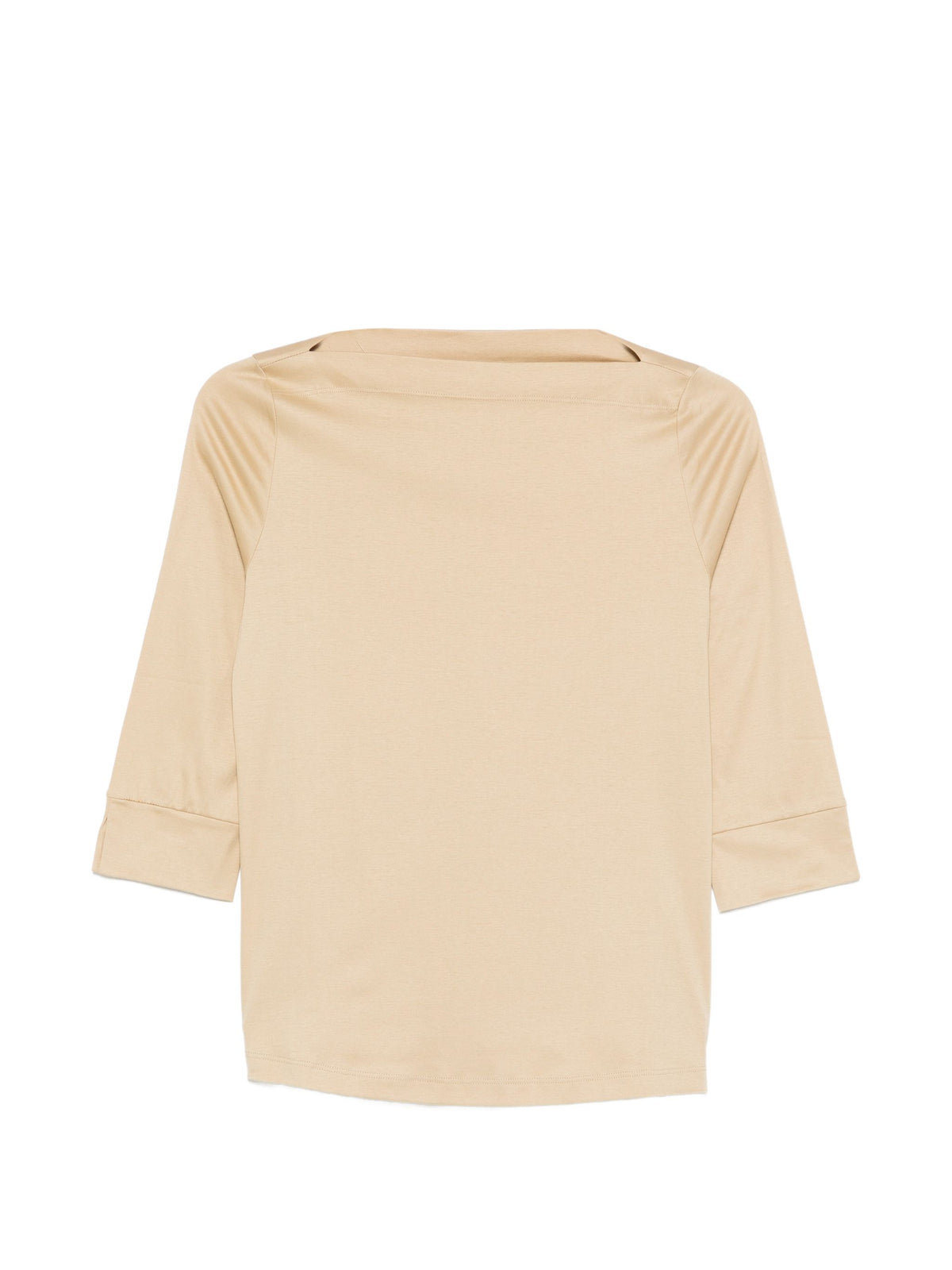 AROVESCIO BOAT NECK T-SHIRT
