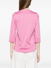 AROVESCIO BOAT NECK T-SHIRT