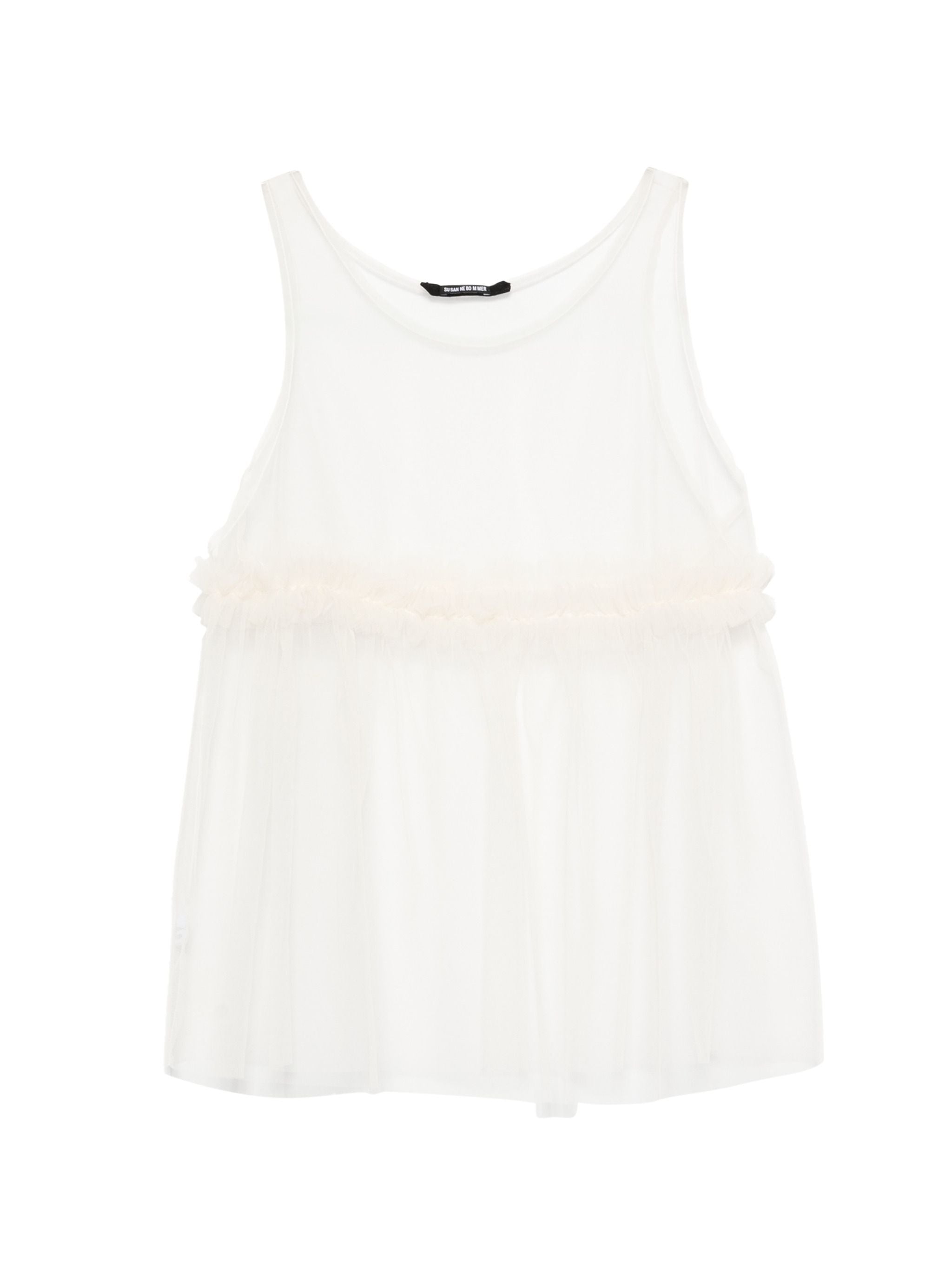 SUSANNE BOMMER TULLE TOP